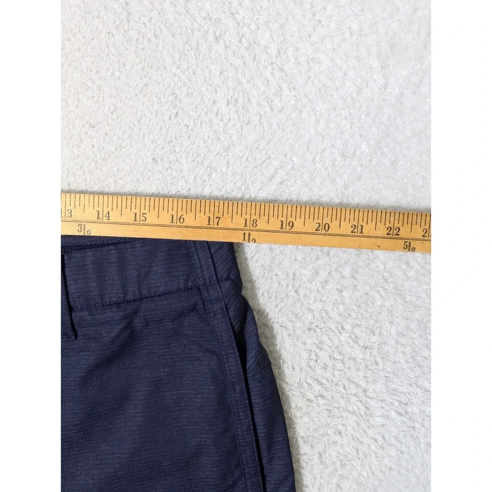 Under Armour Golf Shorts Mens 36/8 Blue Drive Textured Flat Front‎ 1370084 Match